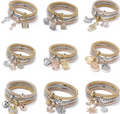 Fashion Heart Bracelet Set 3Pcs