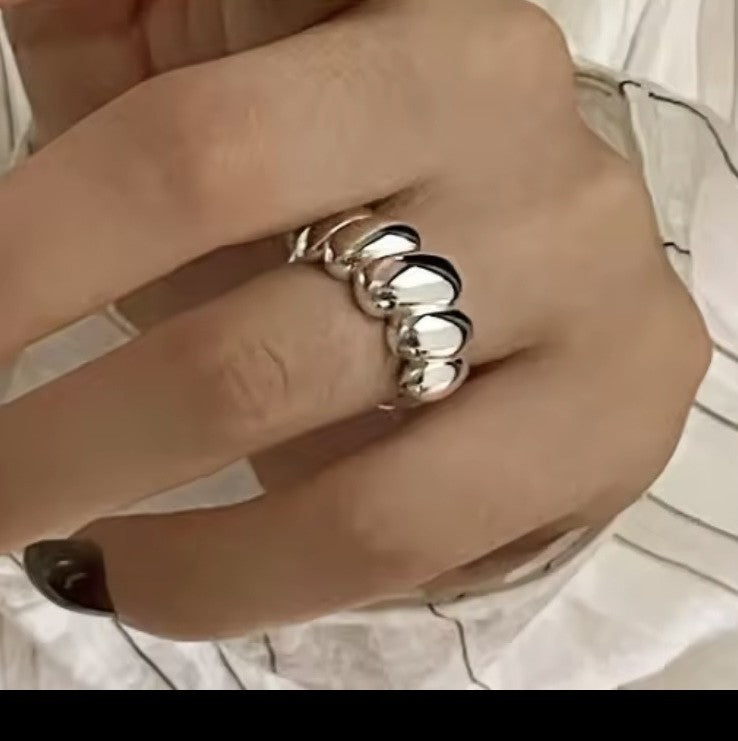 Ring - Silver Arched Wide