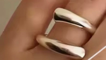 Ring - Silver Arched Wide